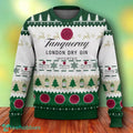 Tanqueray London Dry Gin Reindeer Snowflake Ugly Christmas Sweater For Men Women