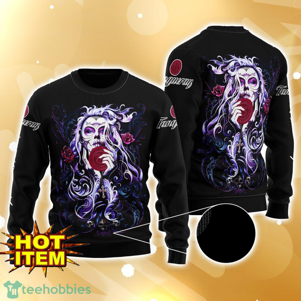 Tanqueray Tattoo Girl 3D Ugly Christmas Sweater For Men And Women