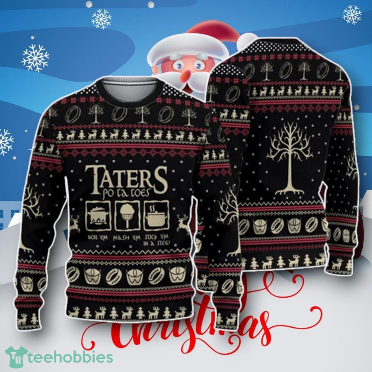 Taters Potatoes Ugly Sweater Unique Gift