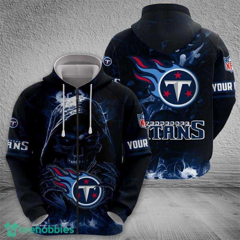 Tennessee Titans Fire Skull Red Halloween Hoodie Gift Fans