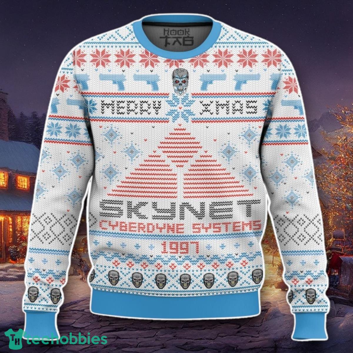 Terminator, Skynet Christmas Ugly Sweater Unique Gift