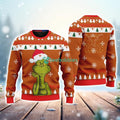 Texas Longhorns NCAA The Grinch Funny Merry Christmas Uglly Sweater 3D New Trend