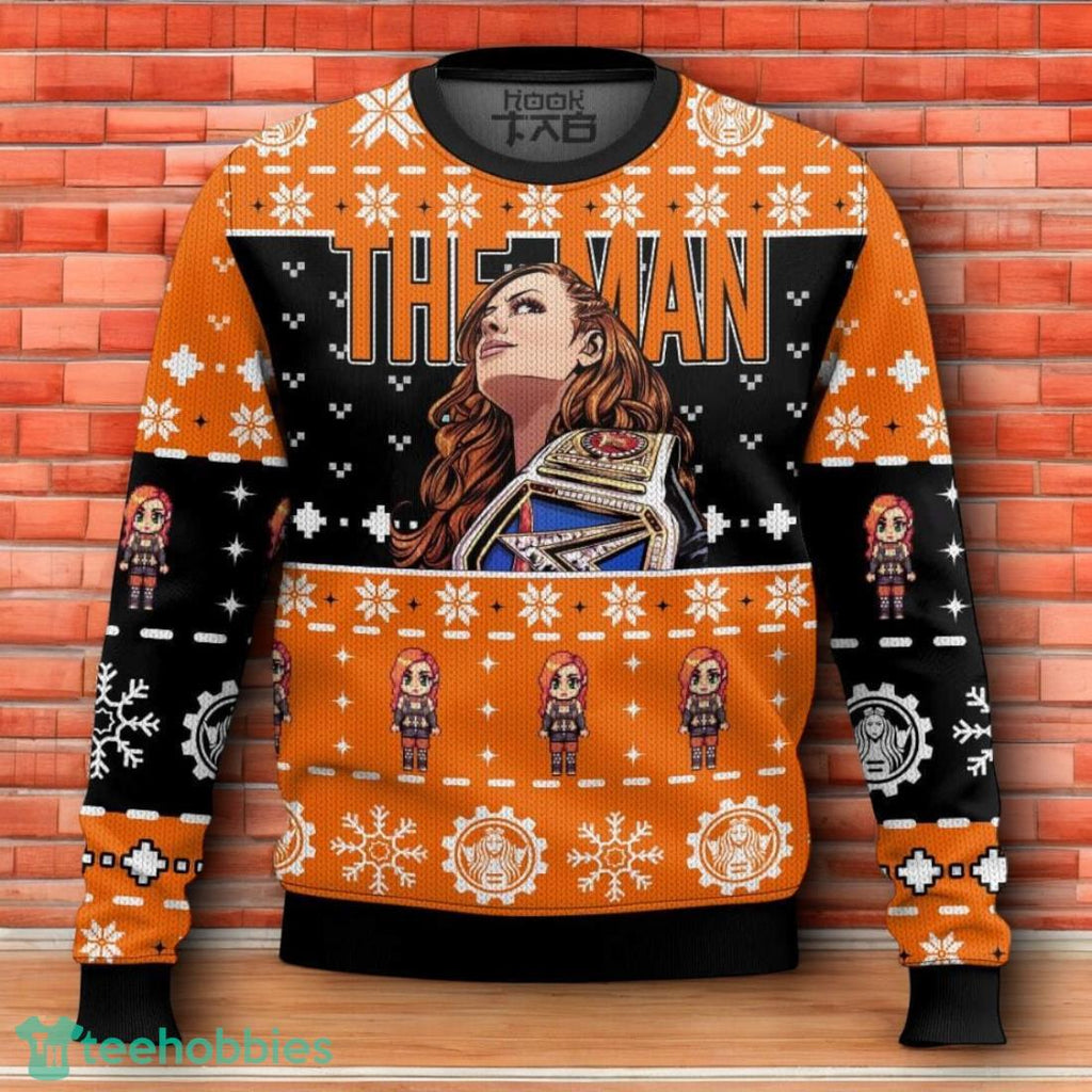 The Man Becky Lynch Ugly Christmas Sweater 3D Design For Men Women