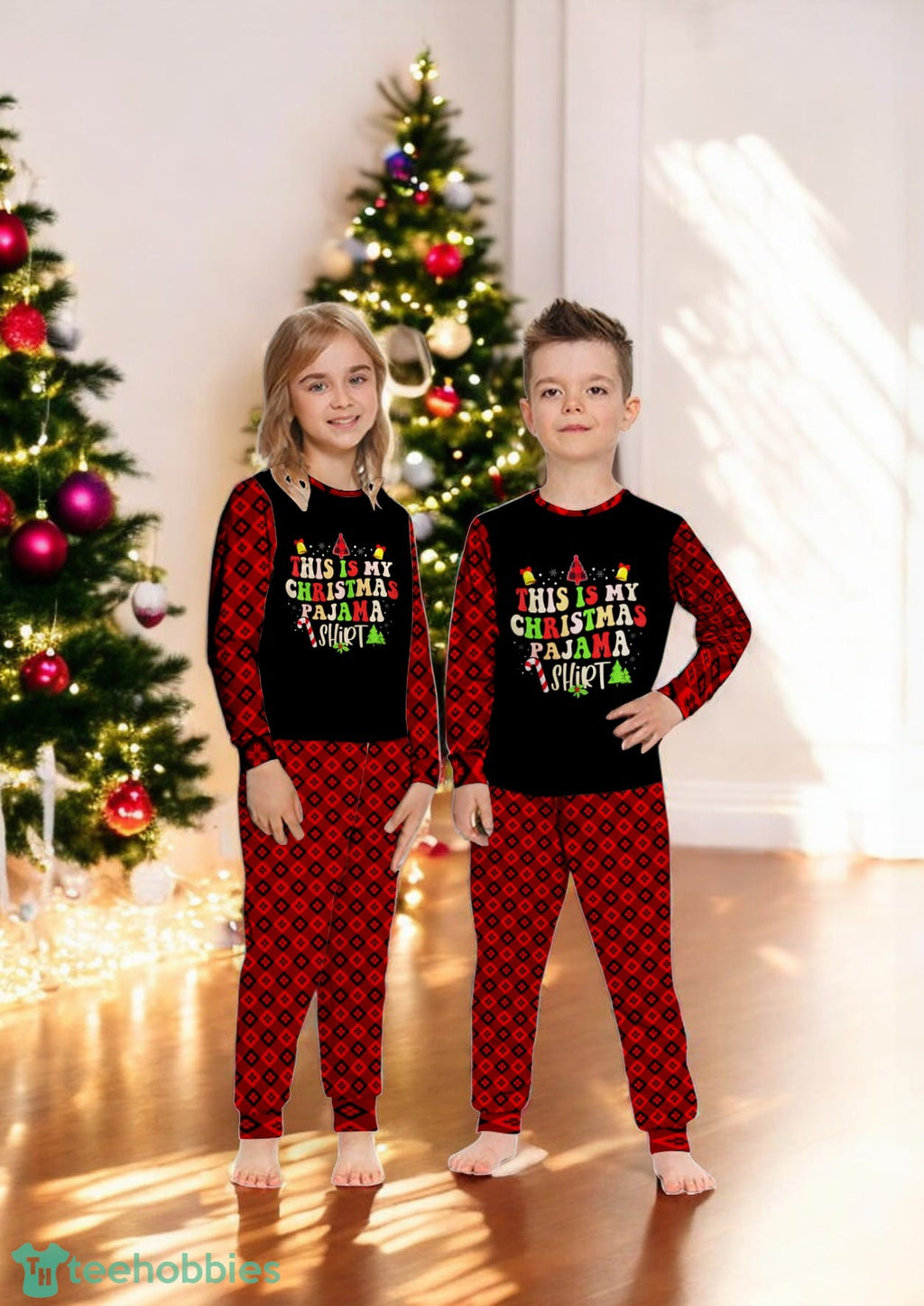 This Is My Christmas Pajama Shirt Family Matching Pajama Set