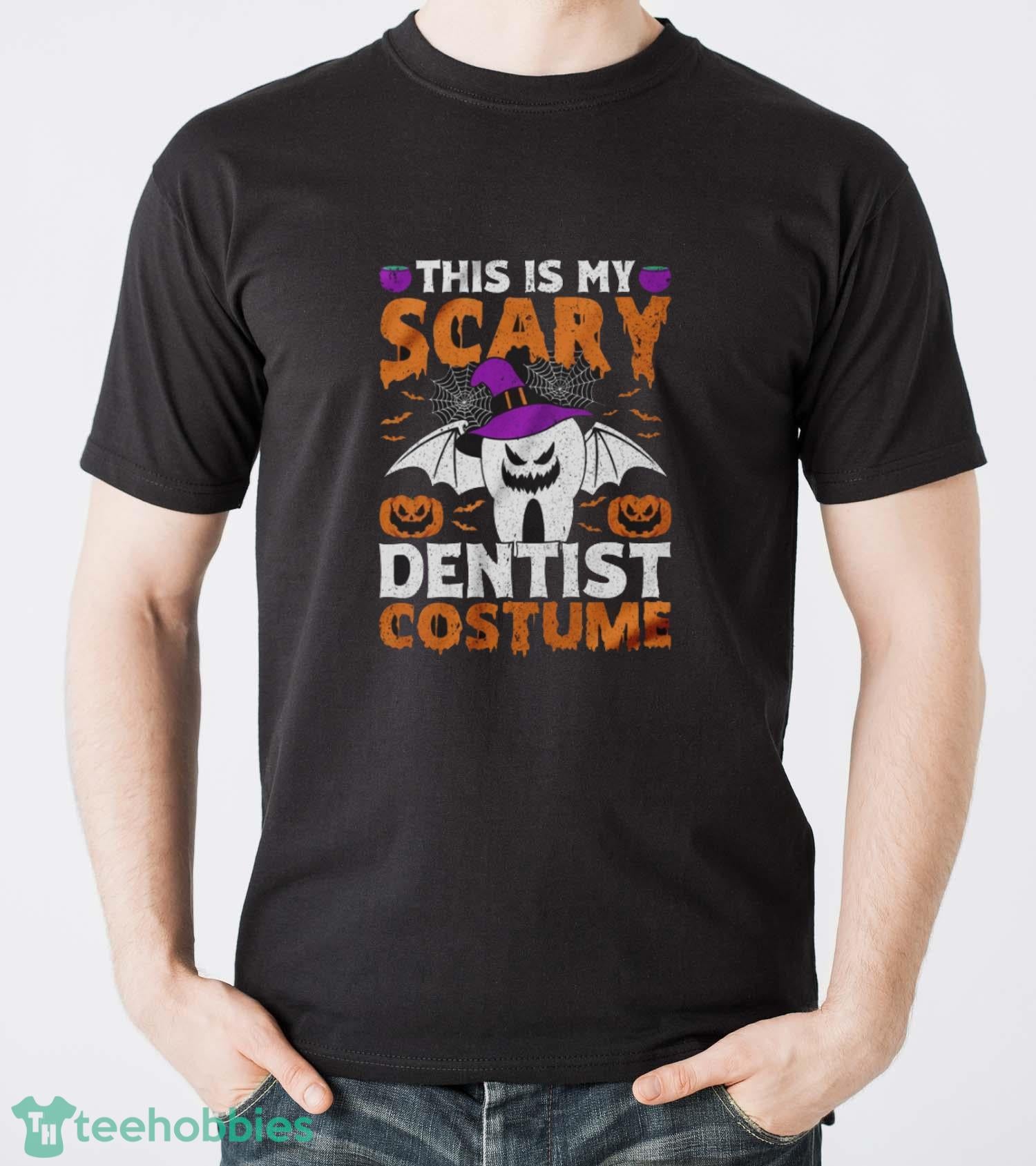 This Is My Scary Dentist Costume Shirt, Halloween Teeth Shirt