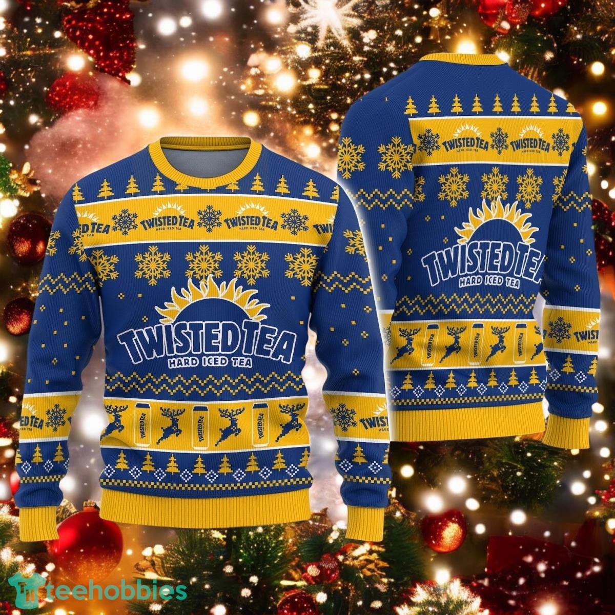 Twisted Tea Hard Iced Tea Christmas Ugly Sweater Twisted Tea Drinking Shirt