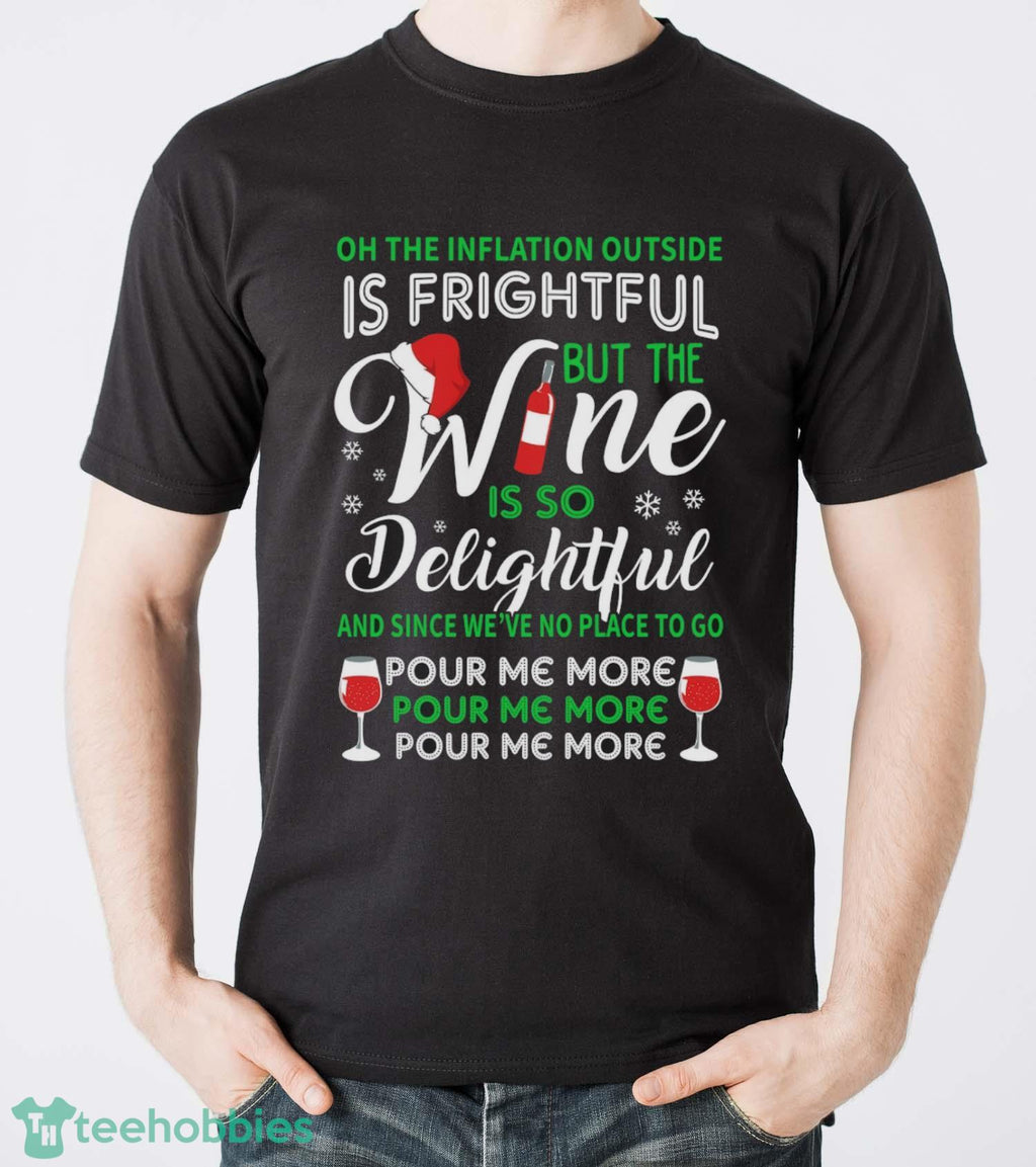 Ugly Christmas Sweater Women Ugly Wine Christmas Sweater for Women Wine is so Delightful Shirt
