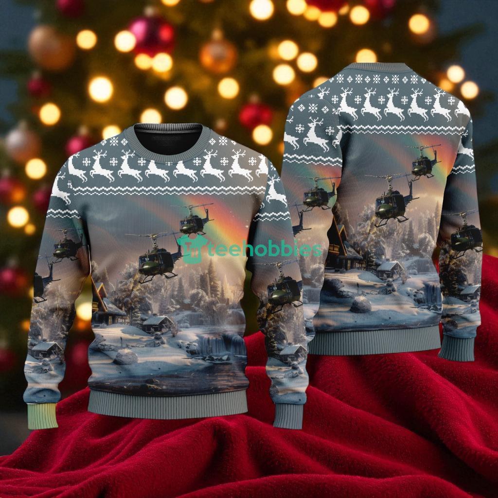 Uh-1 American Airlines Christmas House Under The Rainbow Ugly Sweater For You