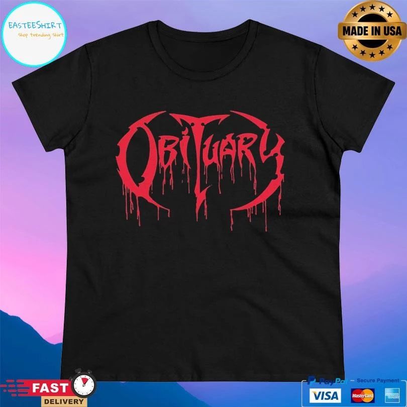 Obituary Cause Of Death Logo T-shirts