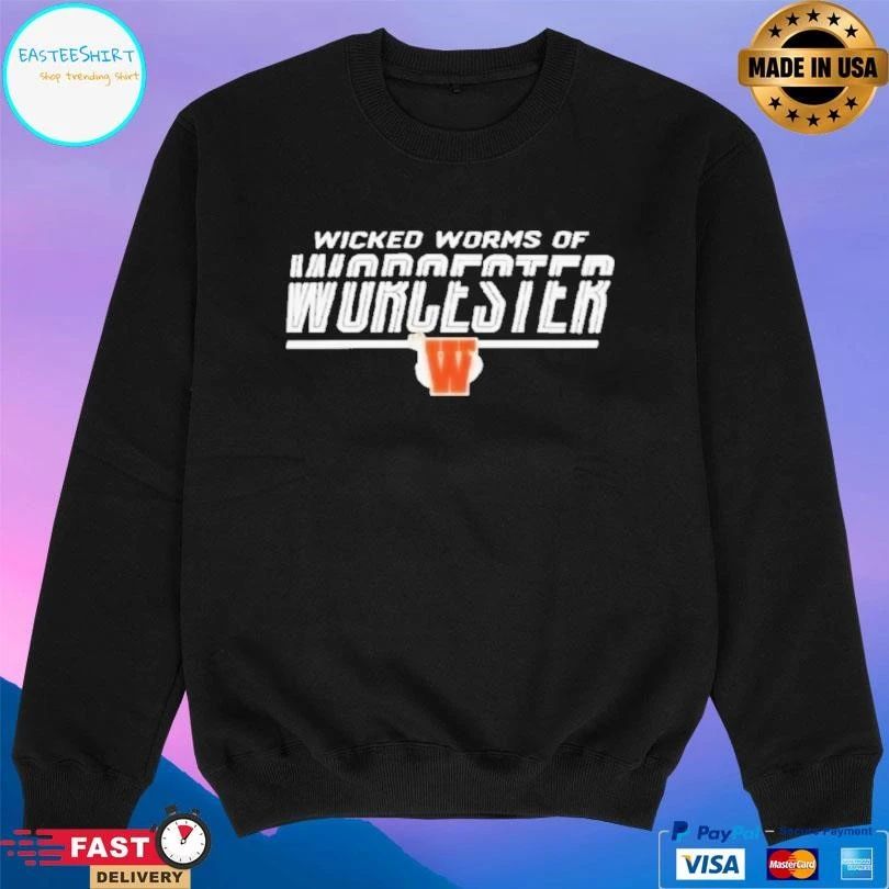 Official Trendy Worcester Red Sox Wicked Worms Of Worcester Burnt T-shirts