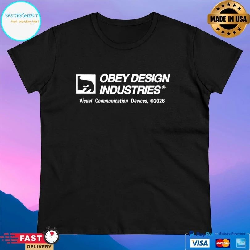 Obey Design Industries Visual Communication Devices 2026 T-shirt