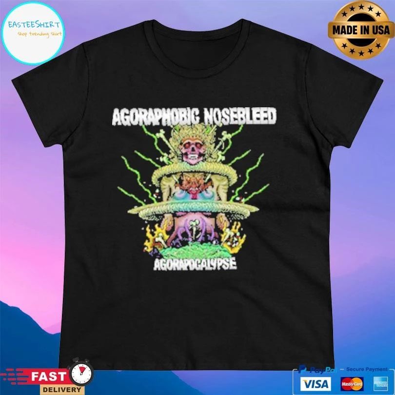 Agoraphobic Nosebleed Agor Apocalypse T-shirts