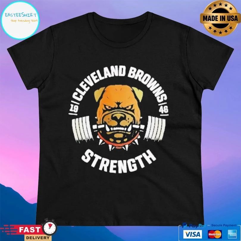 Myles Garrett Bulldog Cleveland Browns Strength 1946 T-shirts