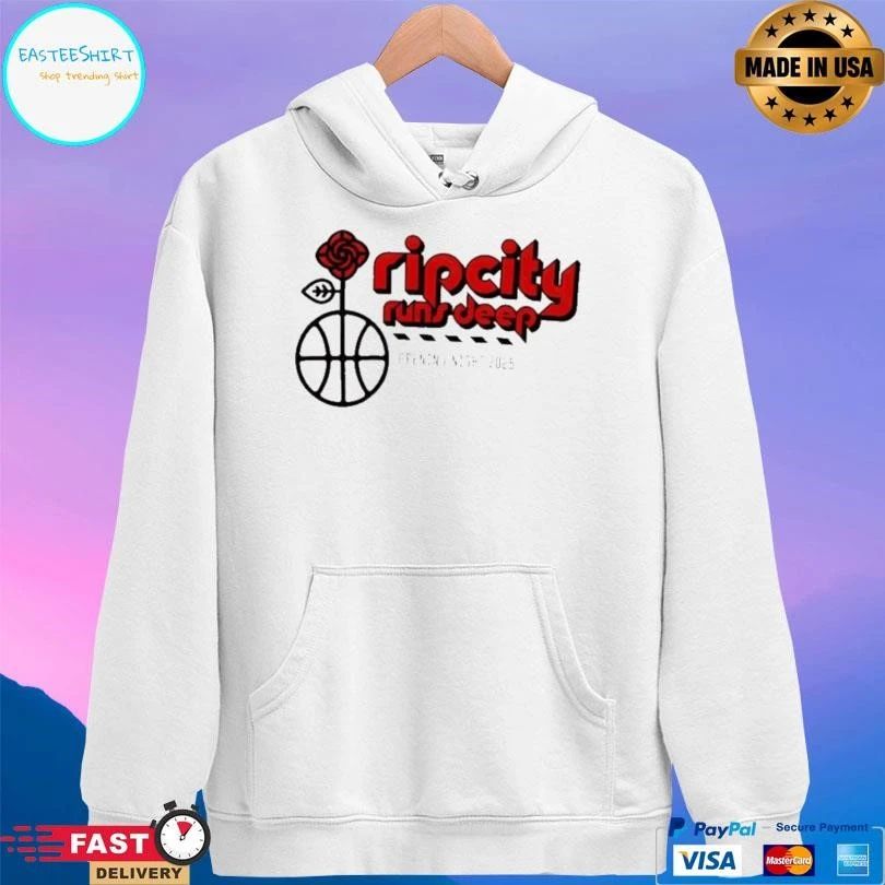Portland Trail Blazers Ripcity Runs Deep Opening Night 2025 T-shirts