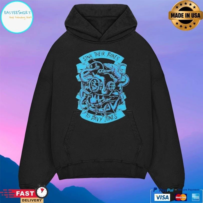 Sink Their Bones To Davy Jones Graphic T-shirt