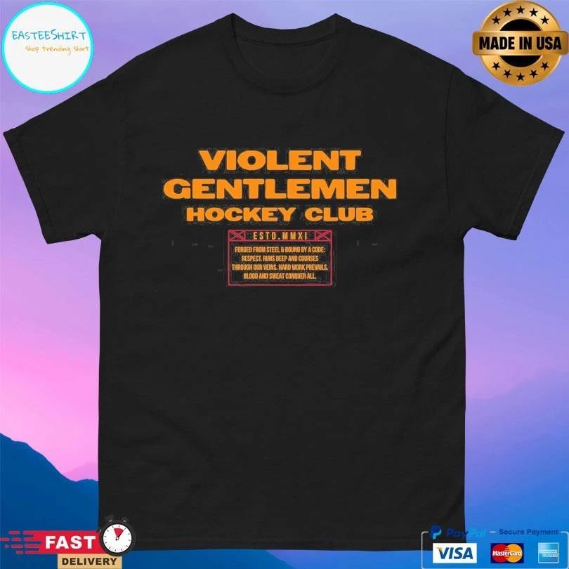 Violent Gentlemen Hockey Club Estd MMXIX T-shirts