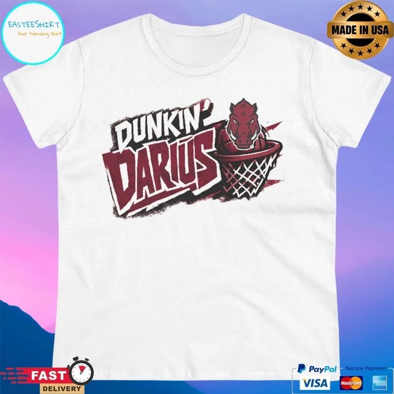 Dunkin Darius Arkansas Razorbacks Men’s Basketball 2026 T-shirt