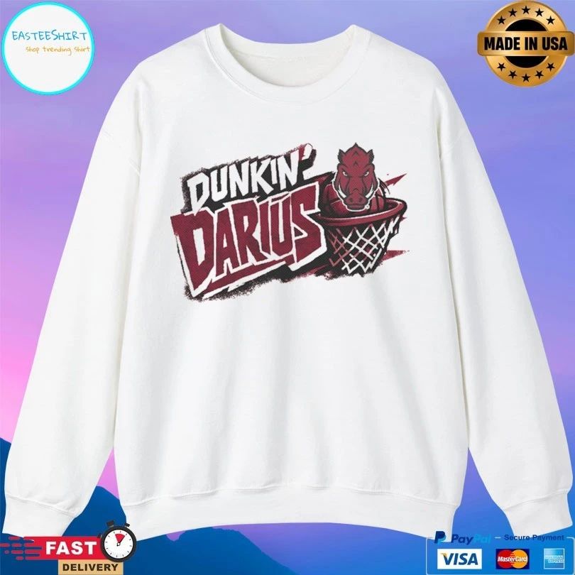 Dunkin Darius Arkansas Razorbacks Men’s Basketball 2026 T-shirt