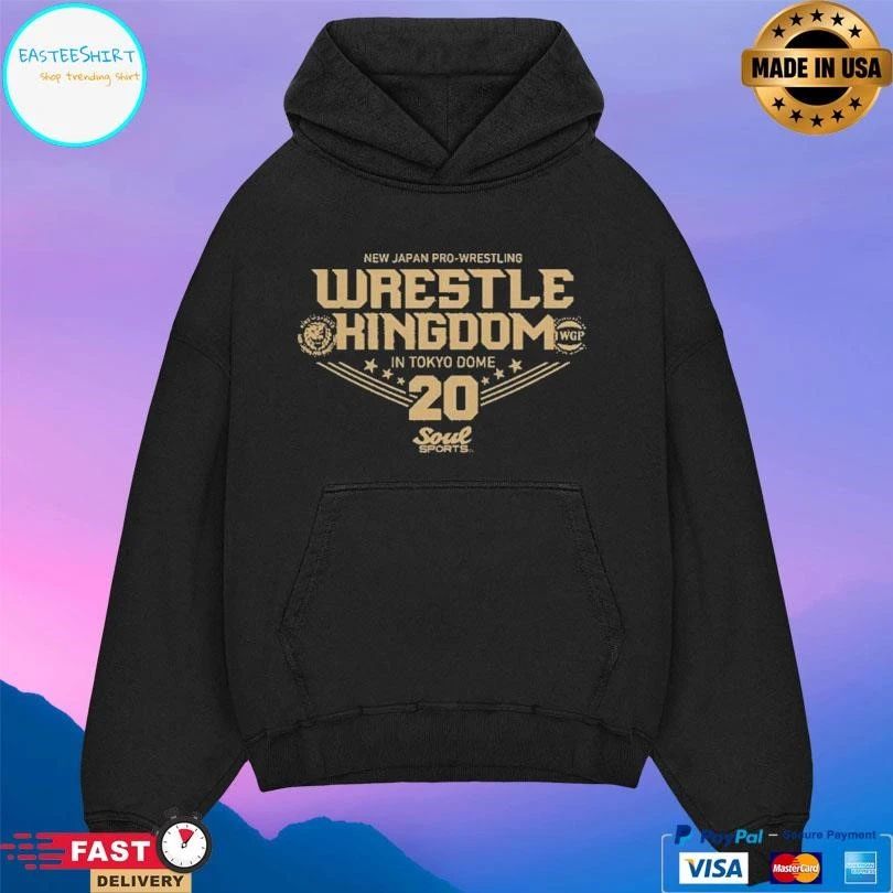 New Japan Pro-wrestling Wrestle Kingdom In Tokyo Dome 20 Soul Sports T-shirts
