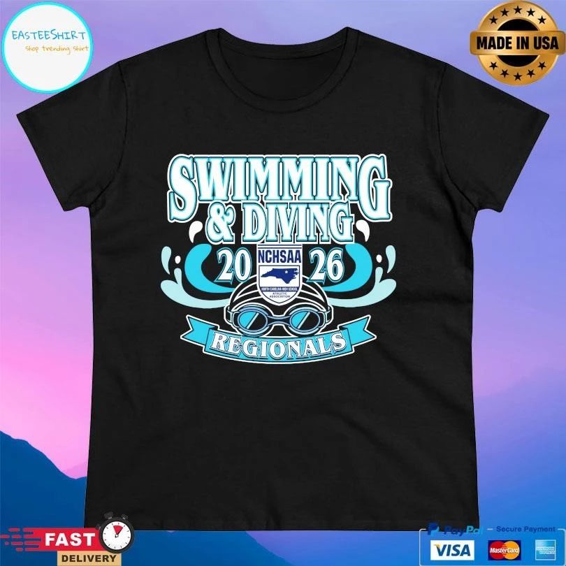 NCHSAA Swimming And Diving Regional 2026 T-shirts
