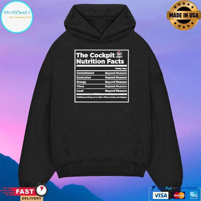 The Cockpit Nutrition Fact T-shirts