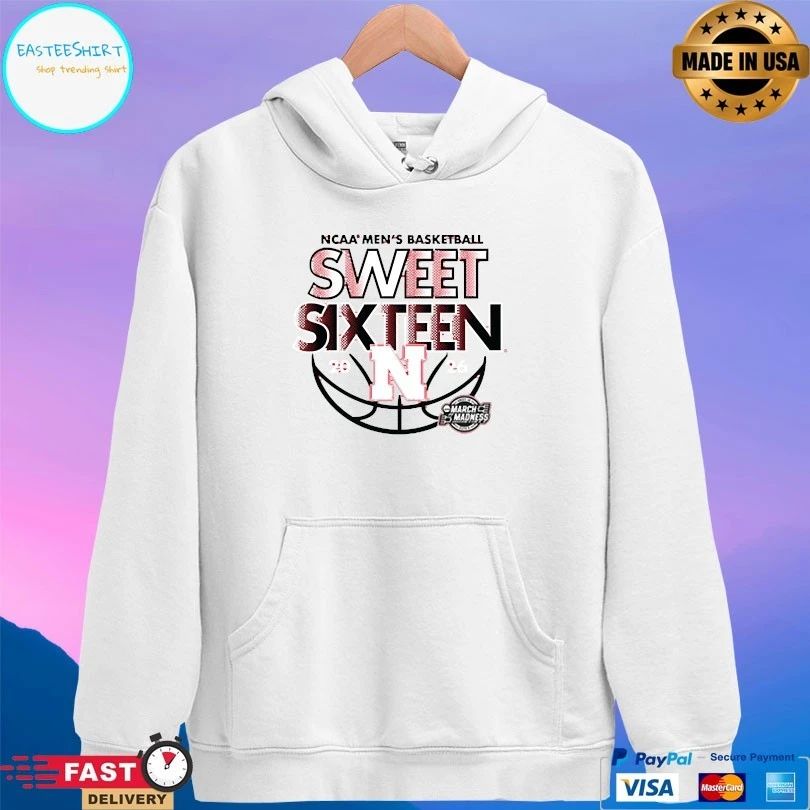 Nebraska Cornhuskers NCAA Men’s Basketball Sweet Sixteen March Madness 2026 T-shirts