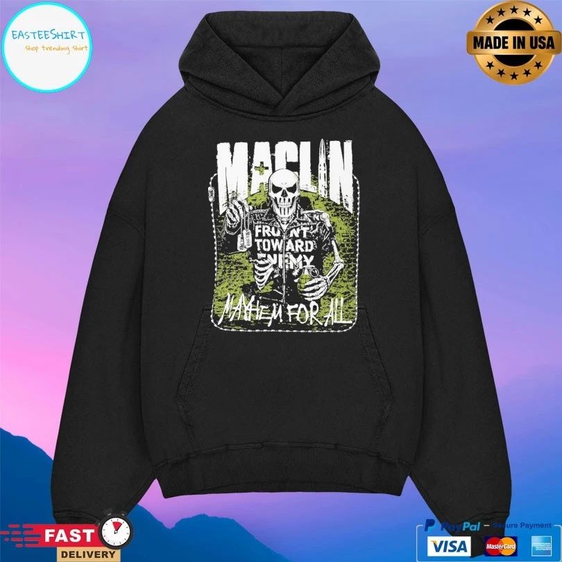 Steve Maclin Mayhem For All Skeleton T-shirts