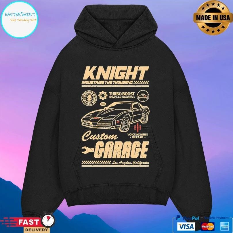 Knight Industries Two Thousand Custom Garage Los Angeles California T-shirts
