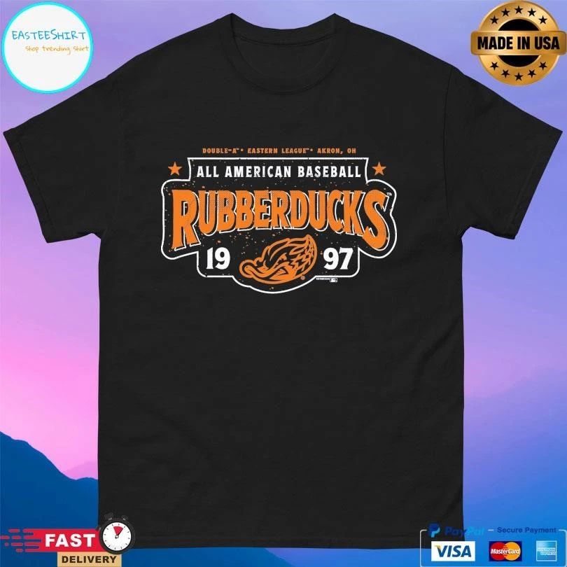 Double A Eastern League Akron Oh All American Baseball Rubberducks 1997 T-shirts