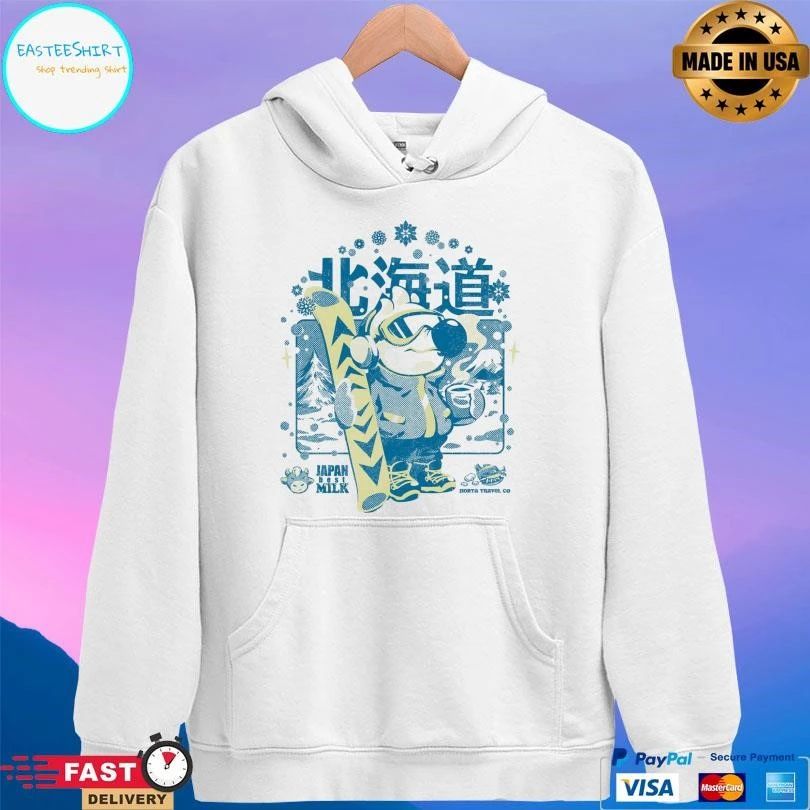 Hokkaido Ski Paradise Japan Best Milk Horta Travel Co Horta Studio T-shirts