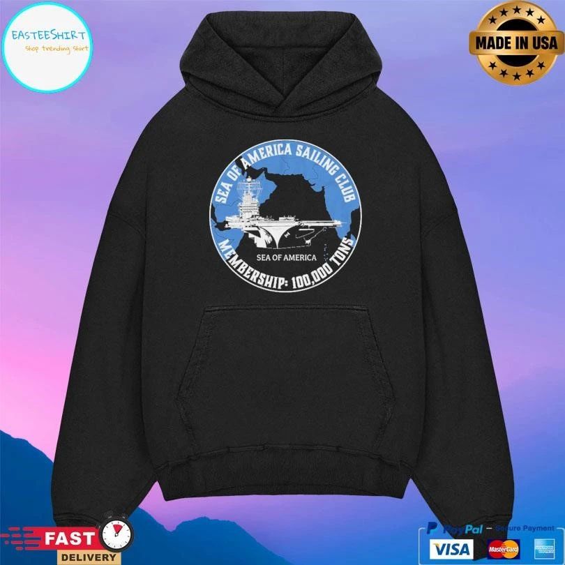 Sea Of America Sea Of America Sailing Club Membership 100,000 Tons T-shirts