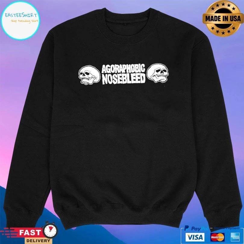 Agoraphobic Nosebleed Skulls T-shirts