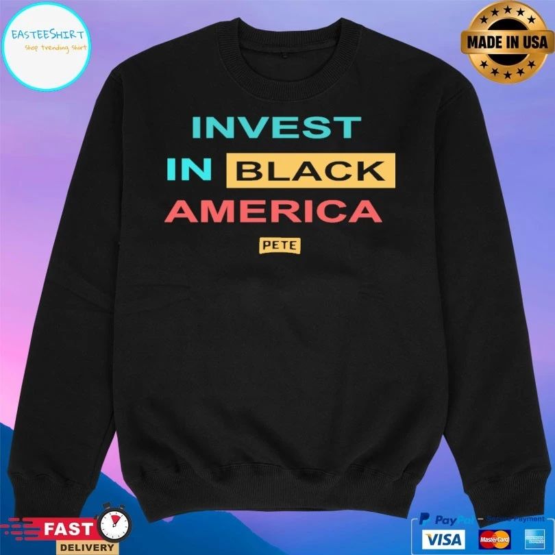 Invest In Black America Pete T-shirt