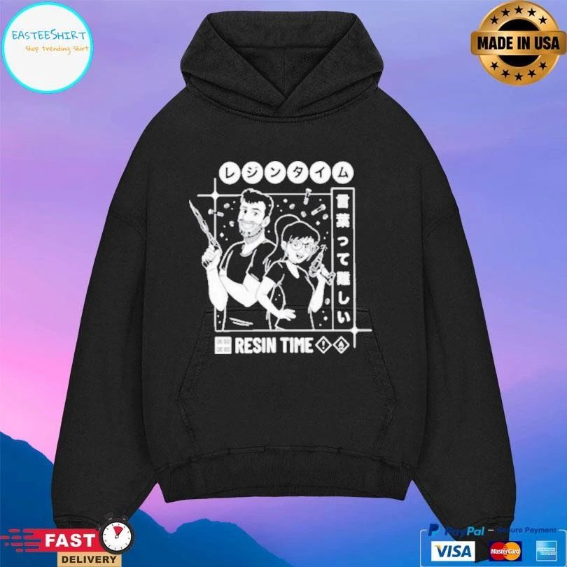Evan And Katelyn Anime Resin Time 2025 T-shirts