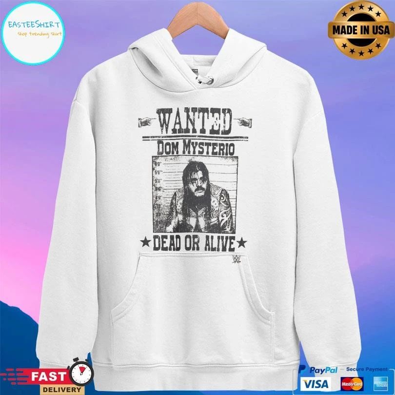 Dominik Mysterio Wanted Dom Mysterio Dead Or Alive T-shirts