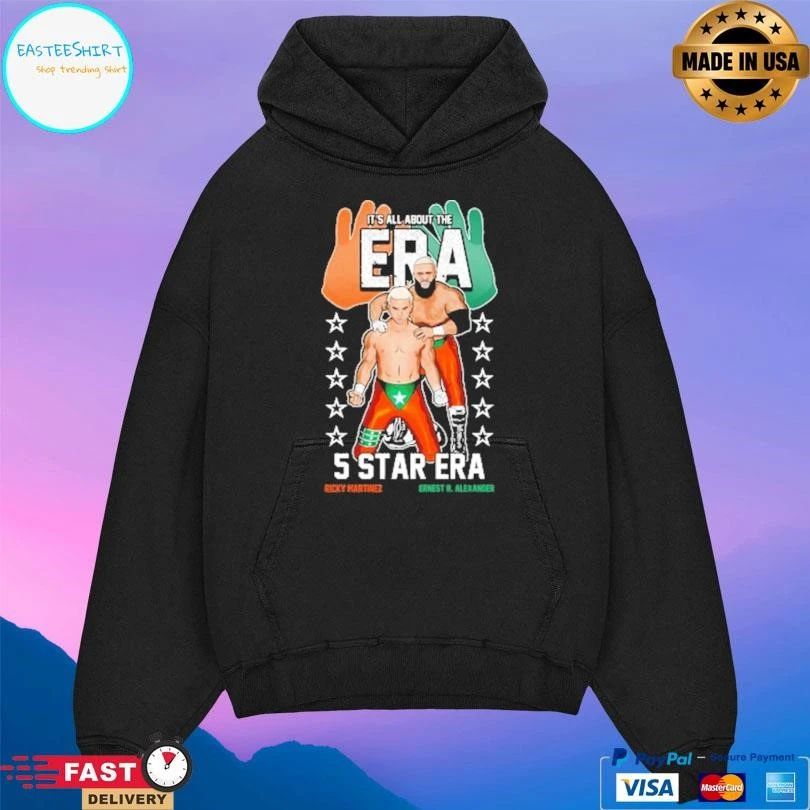 It’s All About The Era 5 Star Era Ricky Martinez Ernest R Alexander T-shirts
