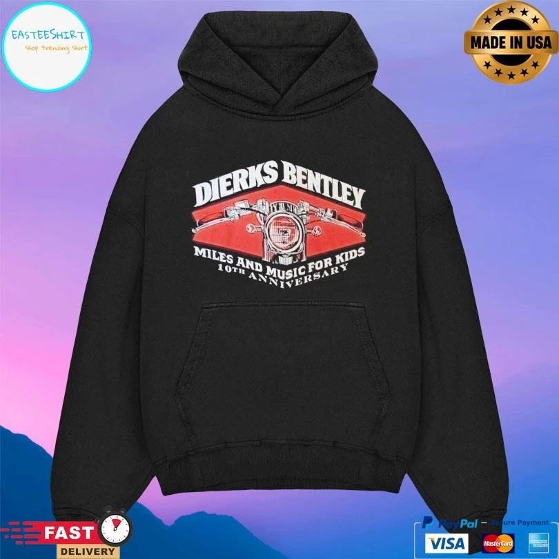 Dierks Bentley Miles And Music For Kids 10th Anniversary T-shirts
