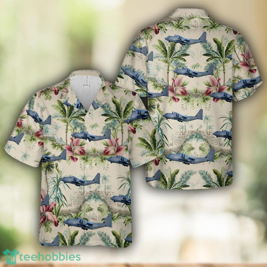 US Air Force 67th Special Operations Squadron Night Owls Lockheed MC-130J Commando II Hawaiian Shirt Beach Shirt