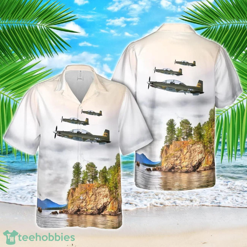 US Air Force T-6A Texan II 71st FTW, 33rd FTS ‘Dragons’, VN 04-3741 ‘Pioneers of the Pacific’, Vance AFB, OK Hawaiian Shirt