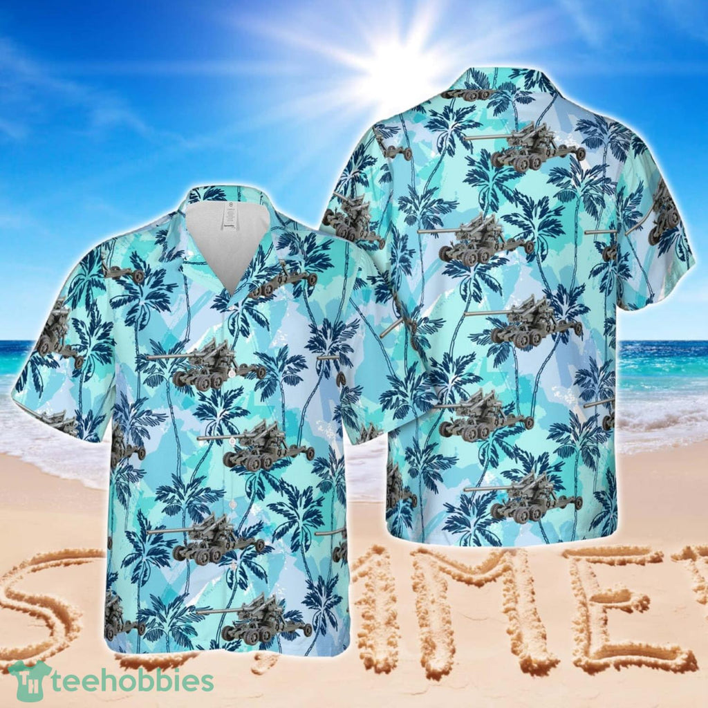 US Army M2 155mm Long Tom Artillery GUN Hawaiian Shirt Beach Summer Shirt