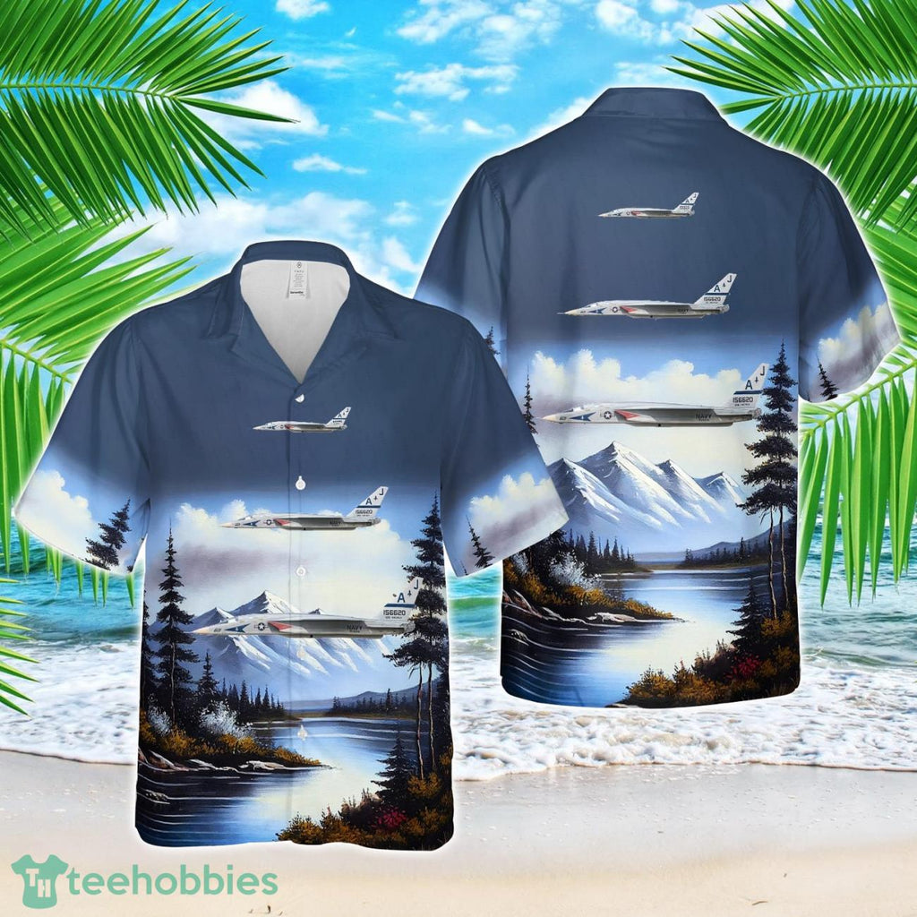 US Navy RA-5C Vigilante RVAH-6 Fleurs, AJ601 – 156620. CVW-8, USS America CV-66 – 1972 Hawaiian Shirt