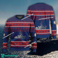 US Navy USS Chung-Hoon DDG-93 Ugly Christmas 3D Sweater For Men Women