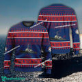 US Navy USS Higgins DDG-76 Ugly Christmas 3D Sweater For Army