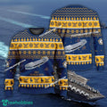 US Navy USS Miguel Keith ESB-5 Ugly Christmas Sweater AOP For Men Women