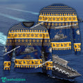 US Navy USS Princeton CG-59 Ugly Christmas Sweater AOP Gift Veteran