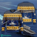 US Navy USS Stethem DDG-63 Ugly Christmas Sweater AOP Gift Veteran