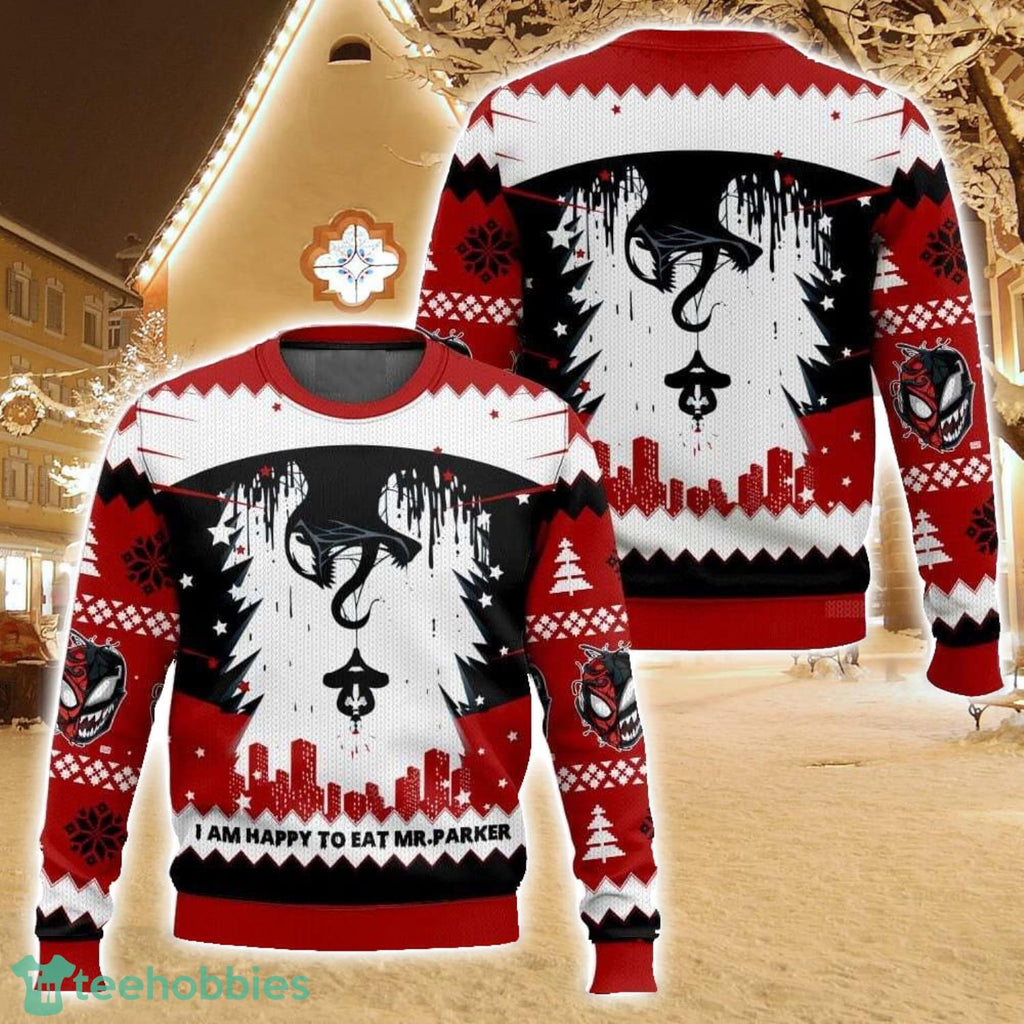 Venom x Spiderman Last Dance Ugly Christmas Sweater Christmas Gift For Family Holiday Gift