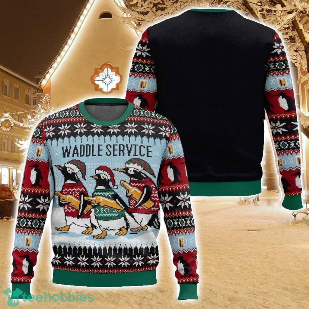 Waddle Service Christmas Ugly Christmas Sweater Christmas Gift For Family Holiday Gift