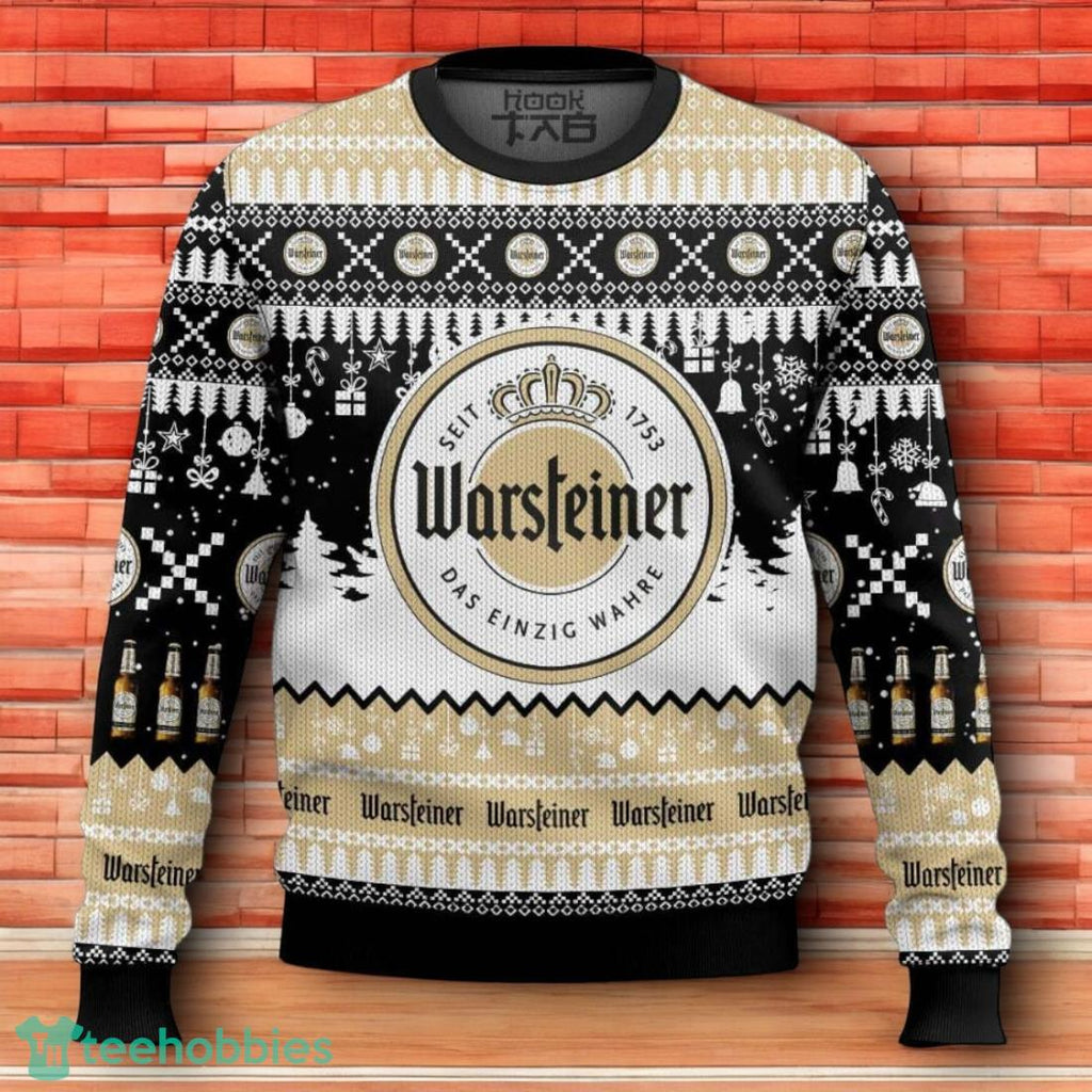 Warsteiner German Beer Ugly Christmas Sweater 3D Design For Men Women