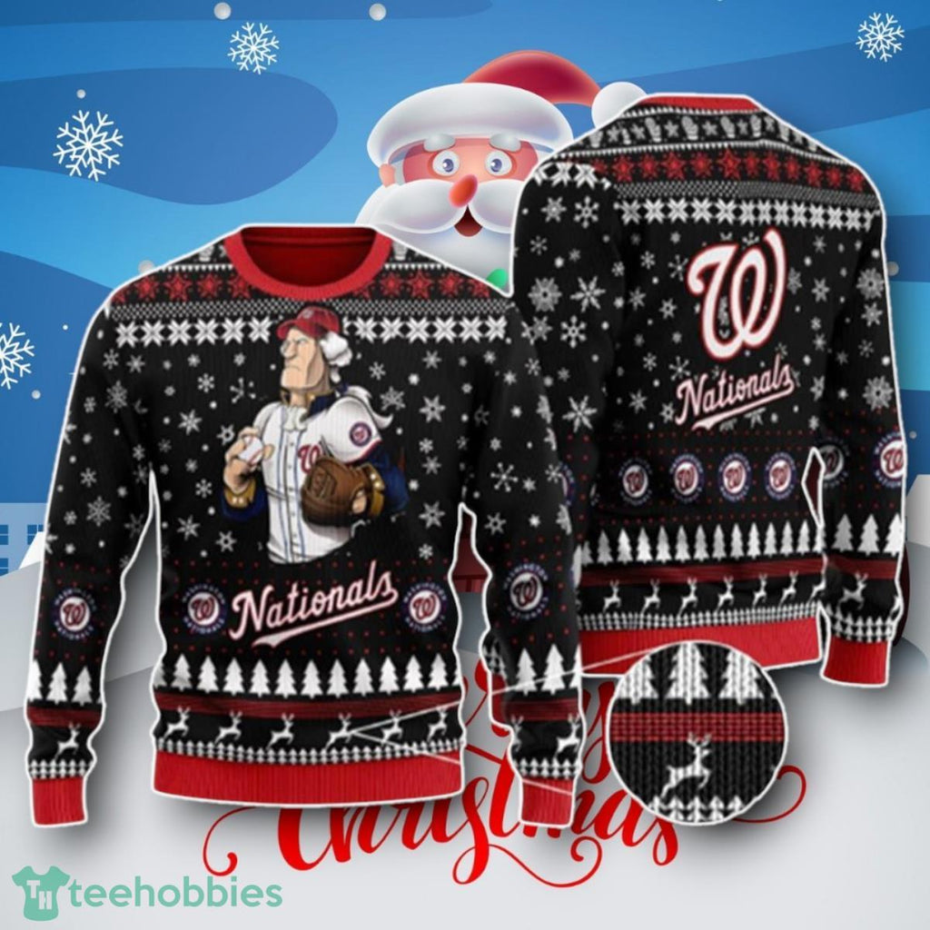 Washington Nationals 3D Ugly Christmas Sweater Unique Gift